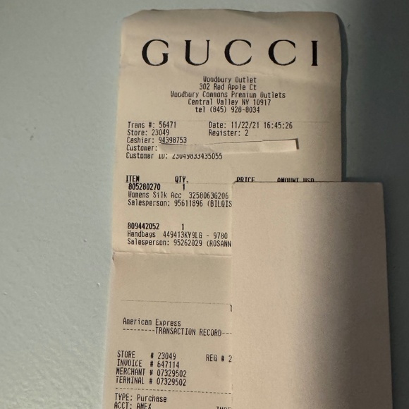 NEW GUCCI GG Canvas Bree Crossbody Bag with Leather trim - Picture 8 of 8